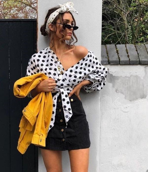 Главный принт сезона 2026 года – polka dots! Лучшие образы и последние тренды на фото