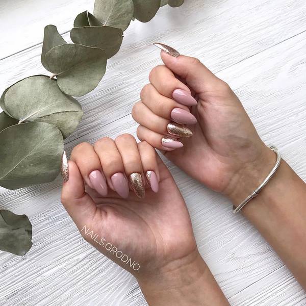 Утонченный маникюр «миндаль» 2026: новые образы дизайна миндальных ногтей