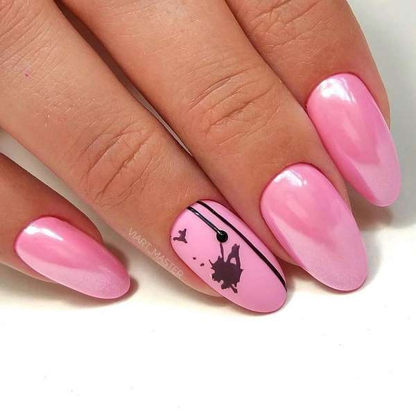 Утонченный маникюр «миндаль» 2026: новые образы дизайна миндальных ногтей