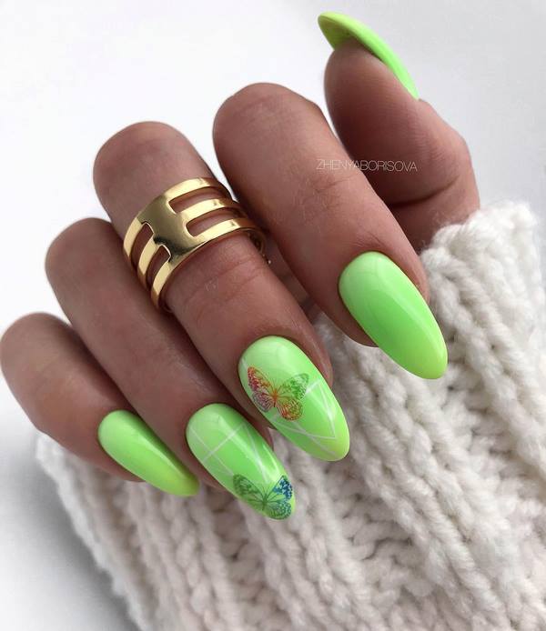 Утонченный маникюр «миндаль» 2026: новые образы дизайна миндальных ногтей