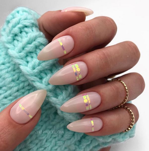 Утонченный маникюр «миндаль» 2026: новые образы дизайна миндальных ногтей