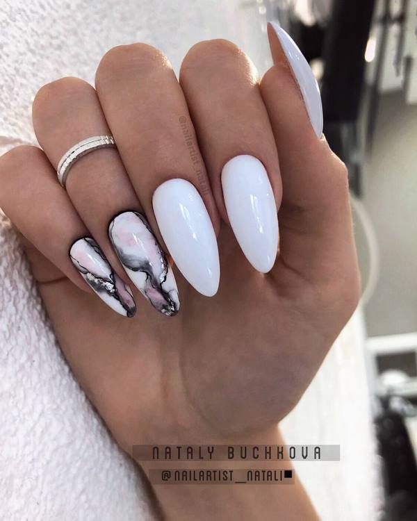 Утонченный маникюр «миндаль» 2026: новые образы дизайна миндальных ногтей