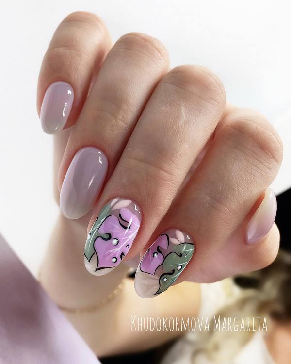 Утонченный маникюр «миндаль» 2026: новые образы дизайна миндальных ногтей