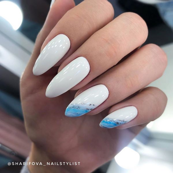 Утонченный маникюр «миндаль» 2026: новые образы дизайна миндальных ногтей