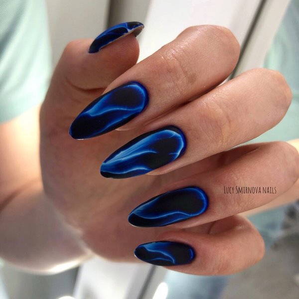 Утонченный маникюр «миндаль» 2026: новые образы дизайна миндальных ногтей