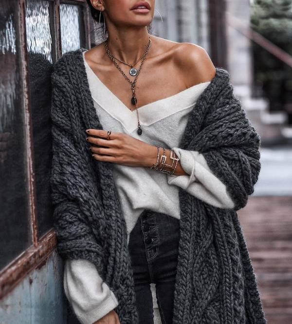 Топовые новинки вязаной одежды 2026: великолепные аутфиты с вязаными вещами