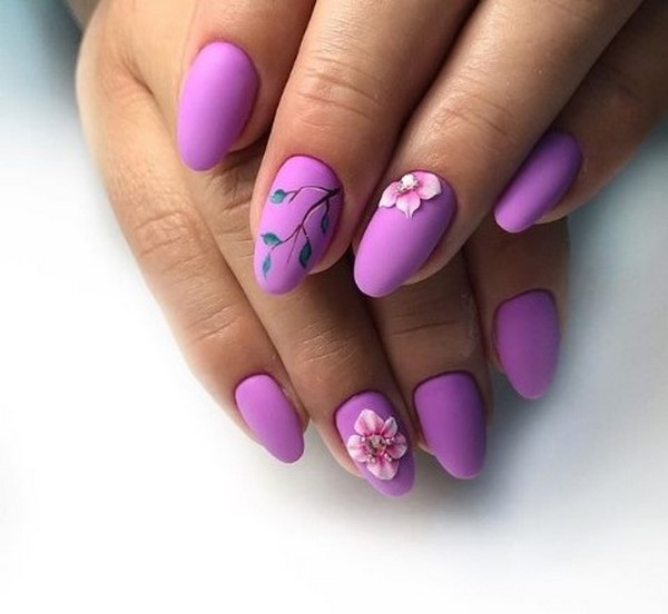Модные ногти с цветами 2026: новинки и тренды цветочного нейл-арта