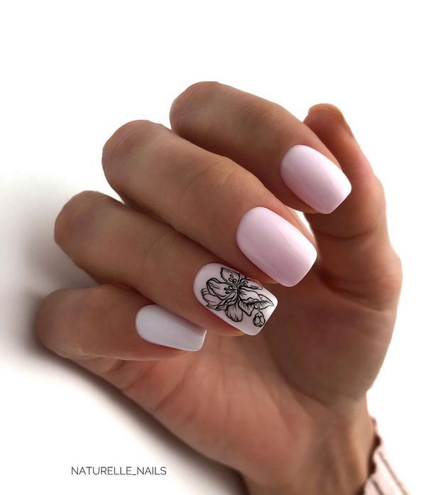 Модные ногти с цветами 2026: новинки и тренды цветочного нейл-арта