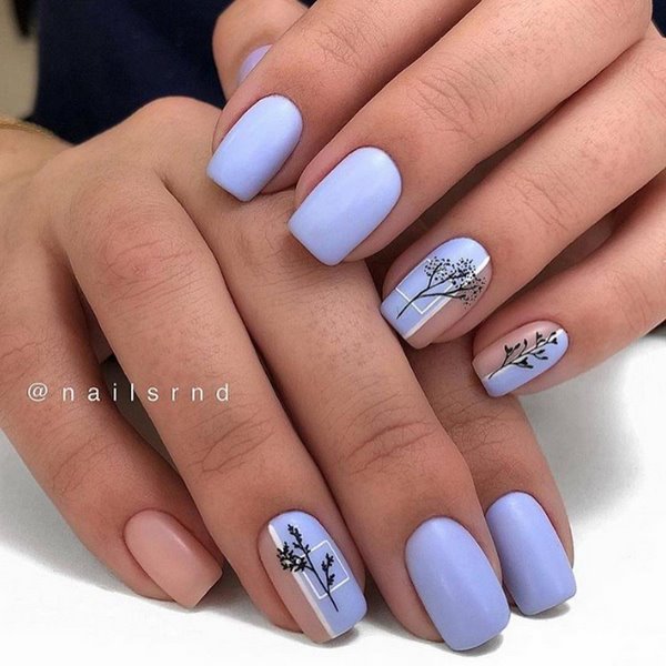 Модные ногти с цветами 2026: новинки и тренды цветочного нейл-арта