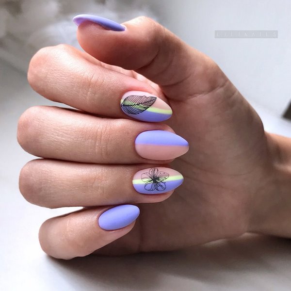 Модные ногти с цветами 2026: новинки и тренды цветочного нейл-арта