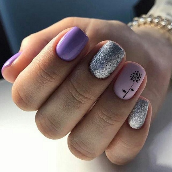 Модные ногти с цветами 2026: новинки и тренды цветочного нейл-арта