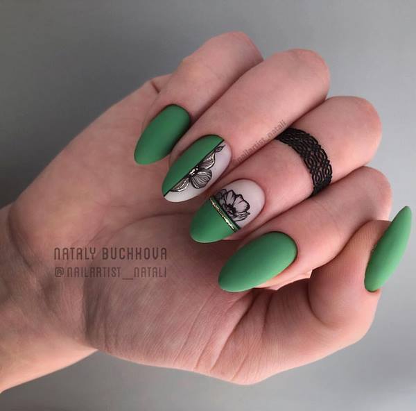 Модные ногти с цветами 2026: новинки и тренды цветочного нейл-арта