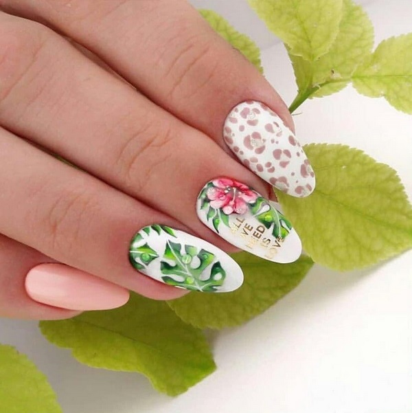 Модные ногти с цветами 2026: новинки и тренды цветочного нейл-арта