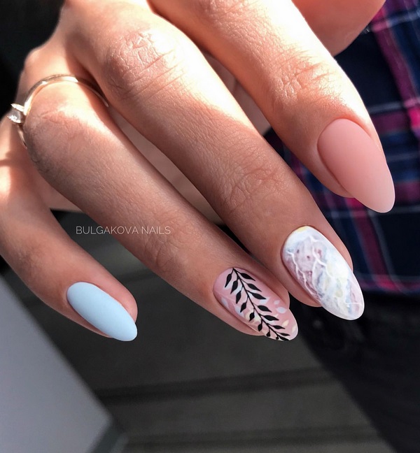 Милый дизайн овальных ногтей 2026 – модные новинки, образы и техники