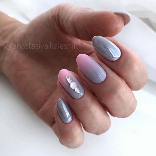 Милый дизайн овальных ногтей 2026 – модные новинки, образы и техники