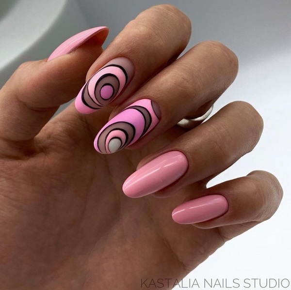 Милый дизайн овальных ногтей 2026 – модные новинки, образы и техники