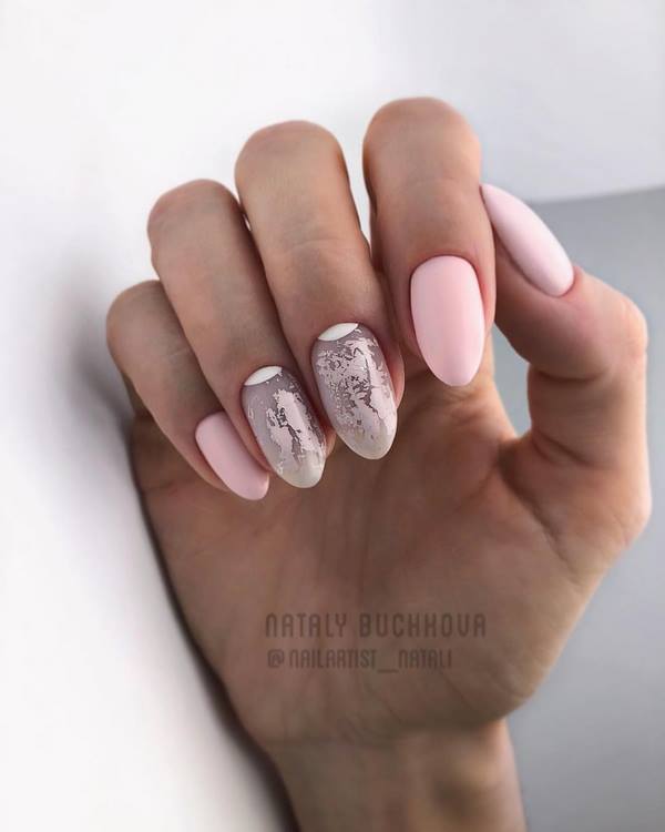 Милый дизайн овальных ногтей 2026 – модные новинки, образы и техники