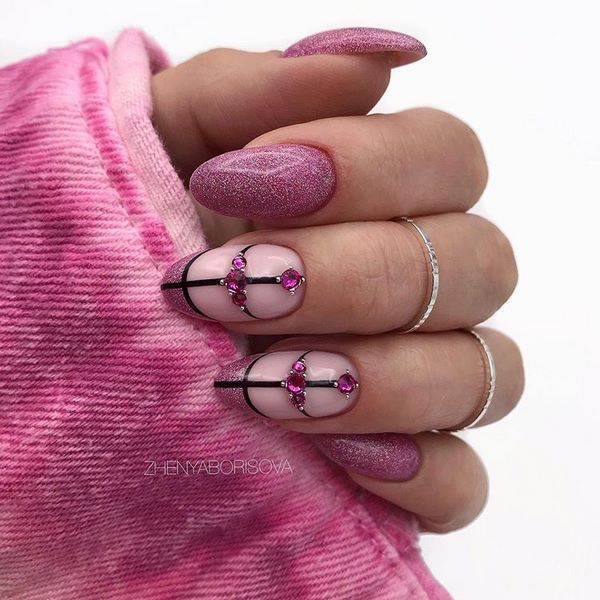 Милый дизайн овальных ногтей 2026 – модные новинки, образы и техники