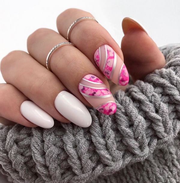 Милый дизайн овальных ногтей 2026 – модные новинки, образы и техники