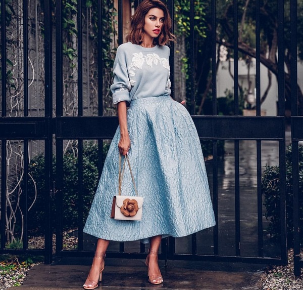 Модные пышные юбки 2026: фото, новинки, лучшие образы