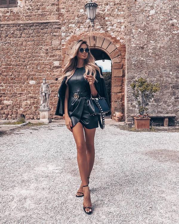 Неповторимое кожаное платье 2026: трендовые фасоны и модели нового сезона