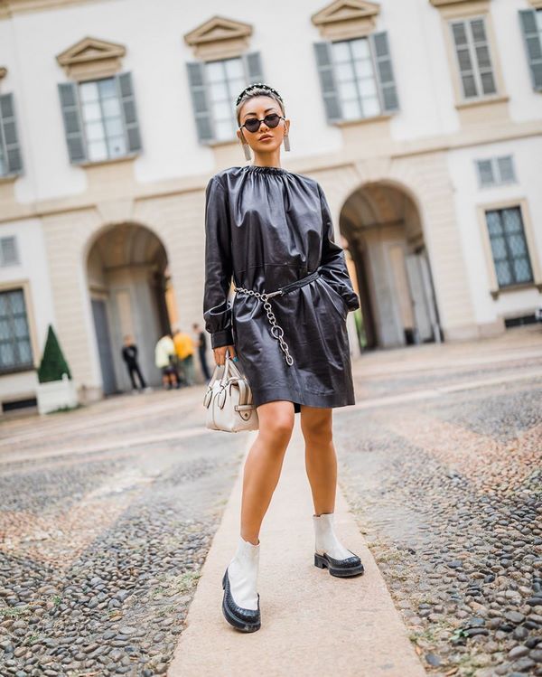 Неповторимое кожаное платье 2026: трендовые фасоны и модели нового сезона