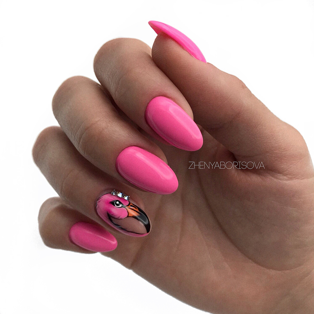 Красивый розовый маникюр 2026 года, фото, дизайн, идеи розового маникюра