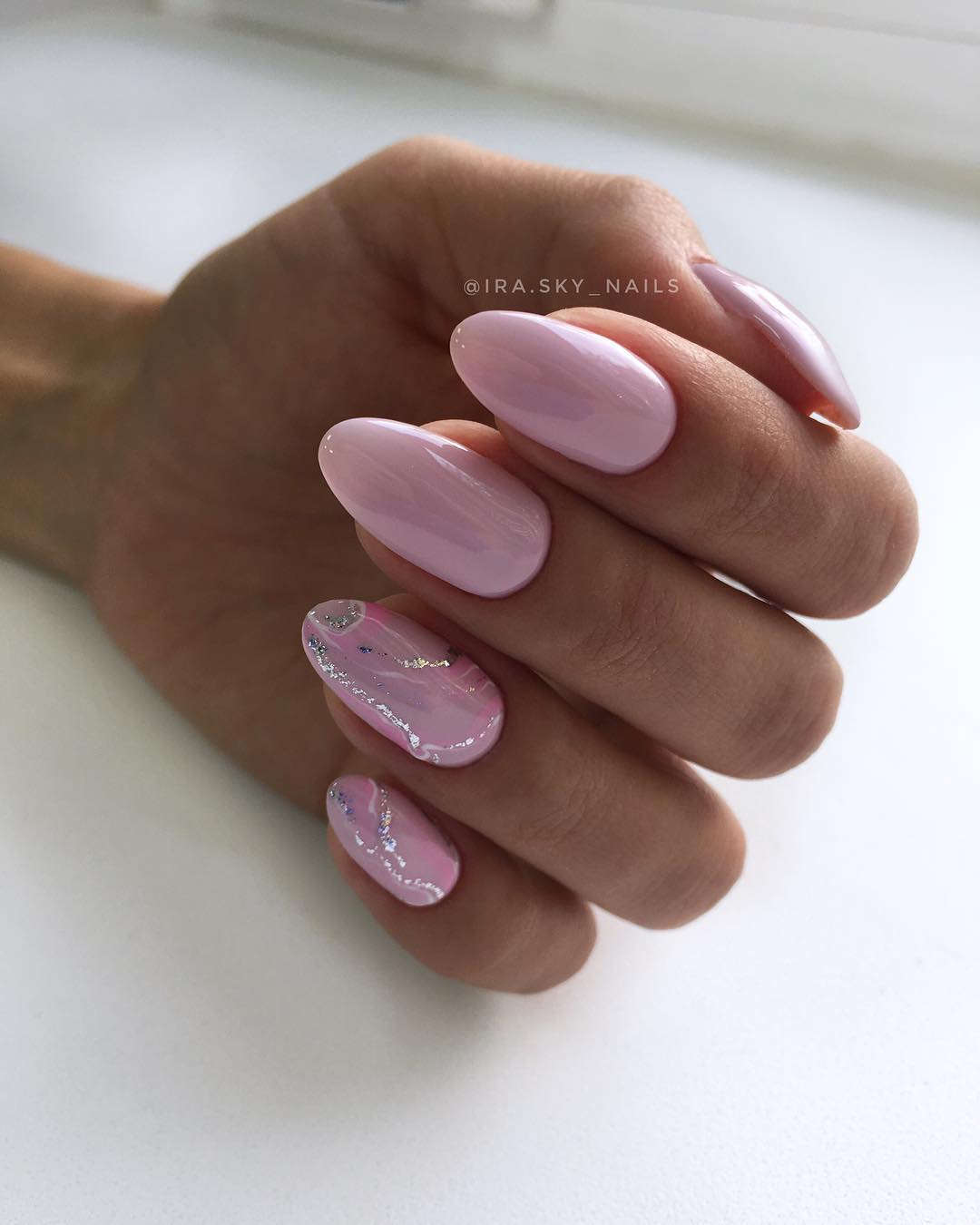 Красивый розовый маникюр 2026 года, фото, дизайн, идеи розового маникюра