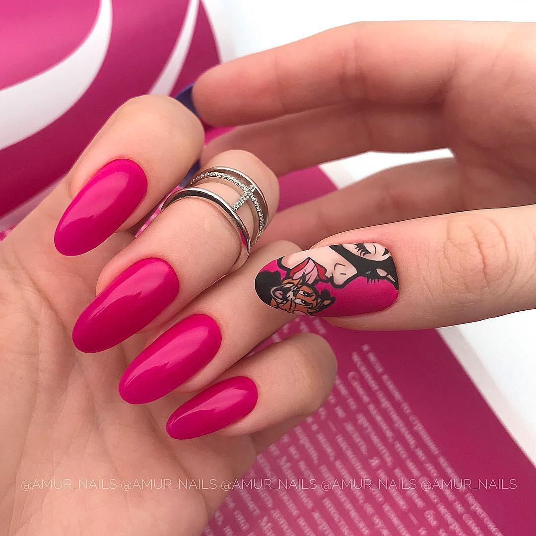 Красивый розовый маникюр 2026 года, фото, дизайн, идеи розового маникюра