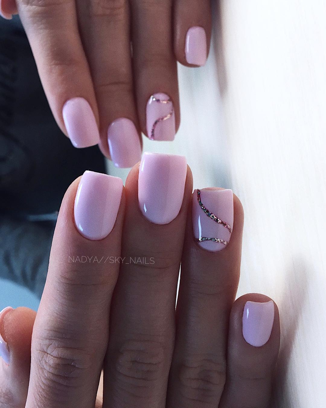 Красивый розовый маникюр 2026 года, фото, дизайн, идеи розового маникюра