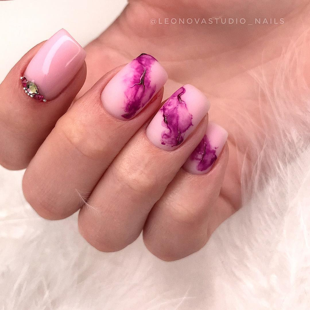 Красивый розовый маникюр 2026 года, фото, дизайн, идеи розового маникюра