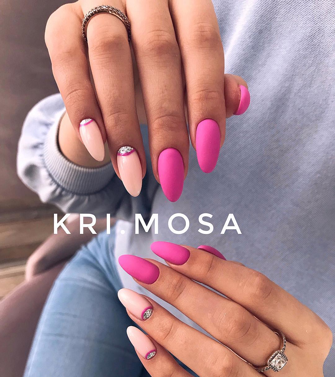 Красивый розовый маникюр 2026 года, фото, дизайн, идеи розового маникюра