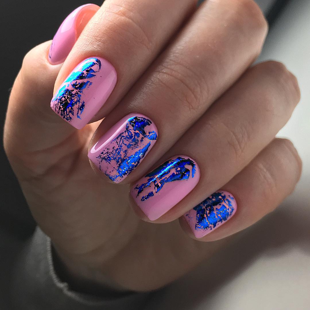 Красивый розовый маникюр 2026 года, фото, дизайн, идеи розового маникюра