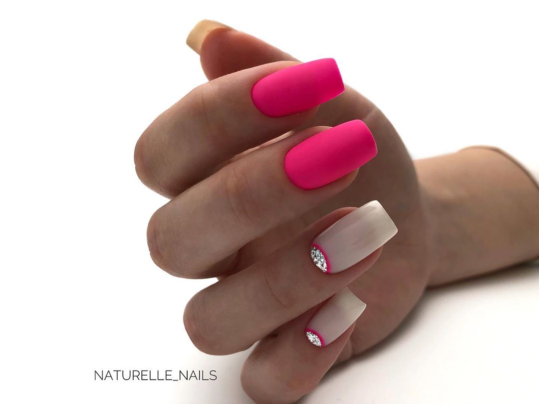 Красивый розовый маникюр 2026 года, фото, дизайн, идеи розового маникюра