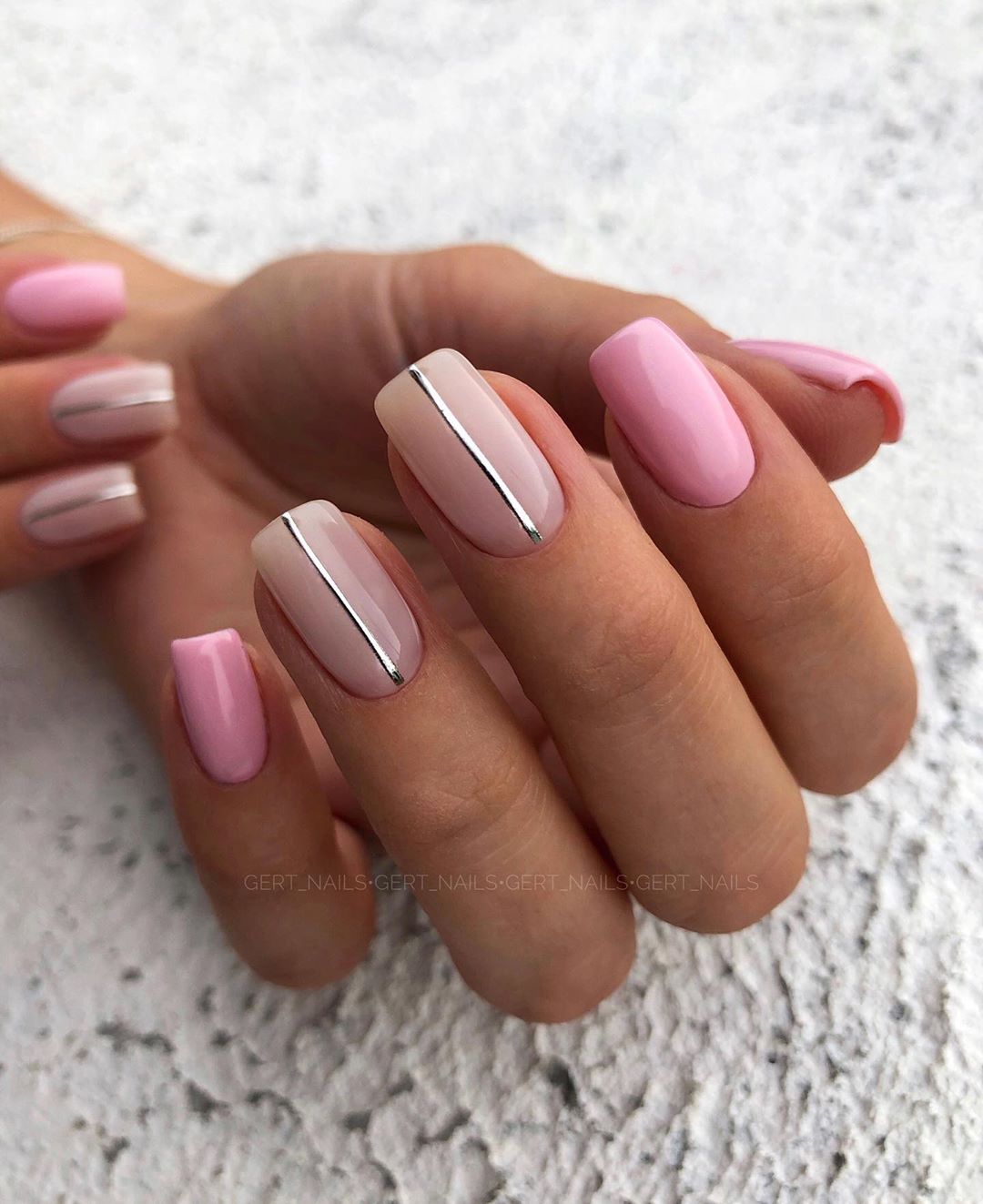 Красивый розовый маникюр 2026 года, фото, дизайн, идеи розового маникюра