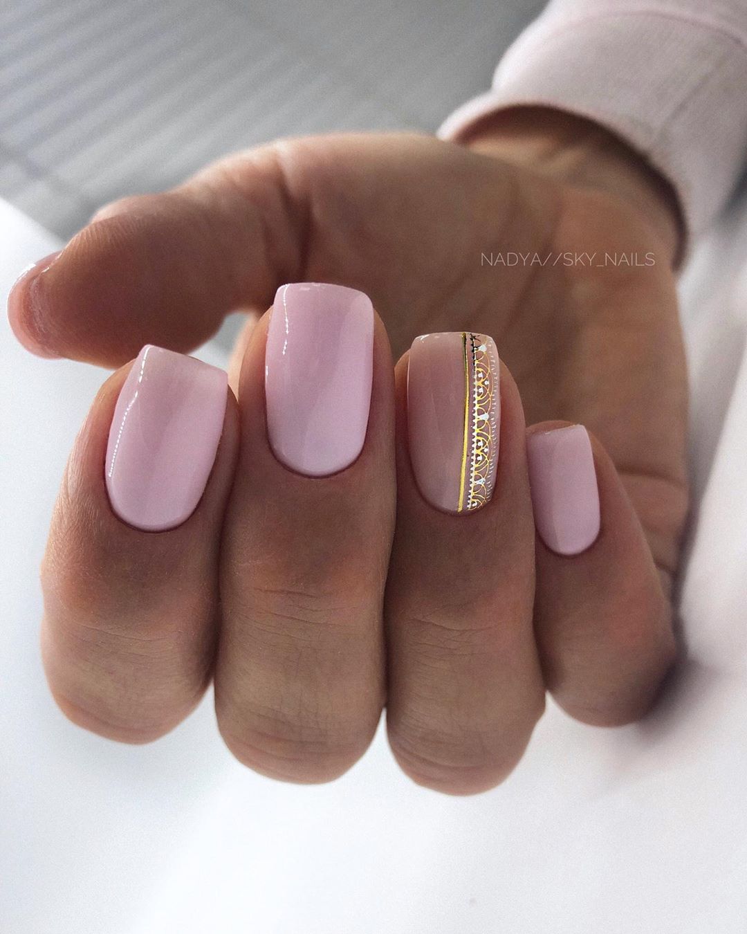 Красивый розовый маникюр 2026 года, фото, дизайн, идеи розового маникюра