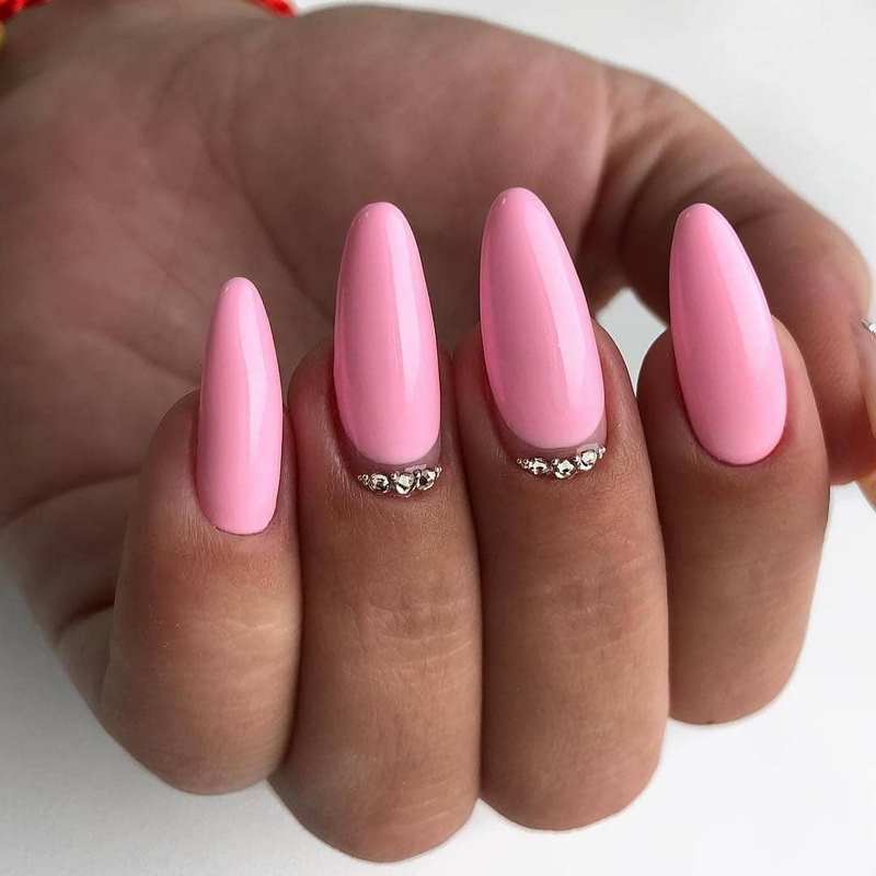 Красивый розовый маникюр 2026 года, фото, дизайн, идеи розового маникюра