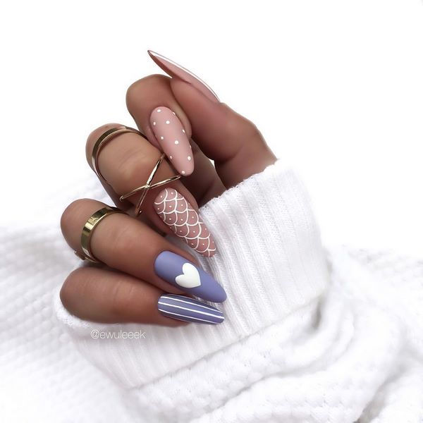 Тренды маникюра на 14 февраля: оригинальный дизайн ногтей 2026 с сердечками