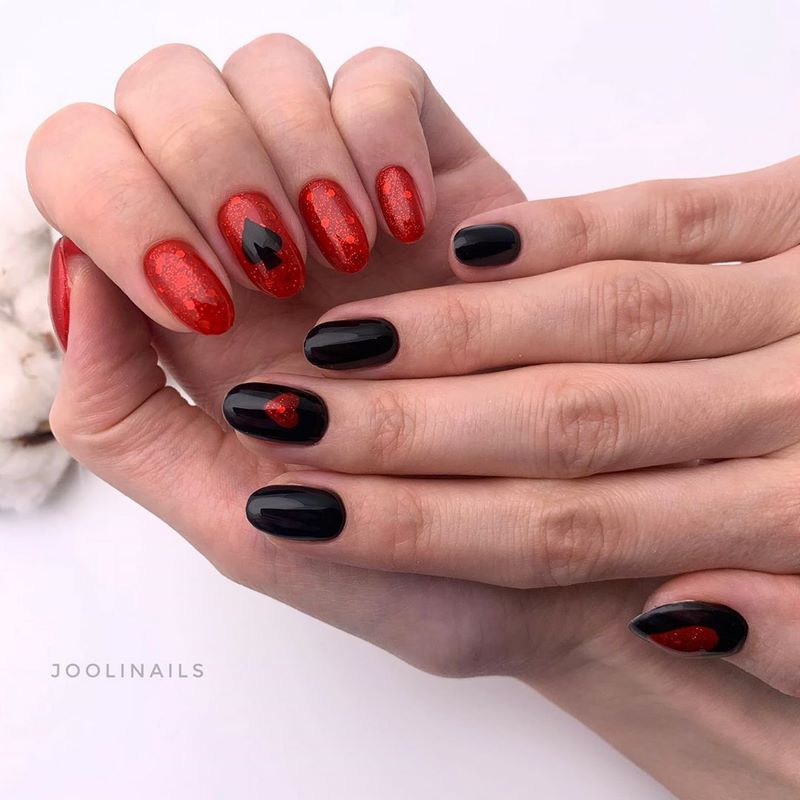 Обворожительные красные ногти 2026 – топовые техники и примеры дизайна