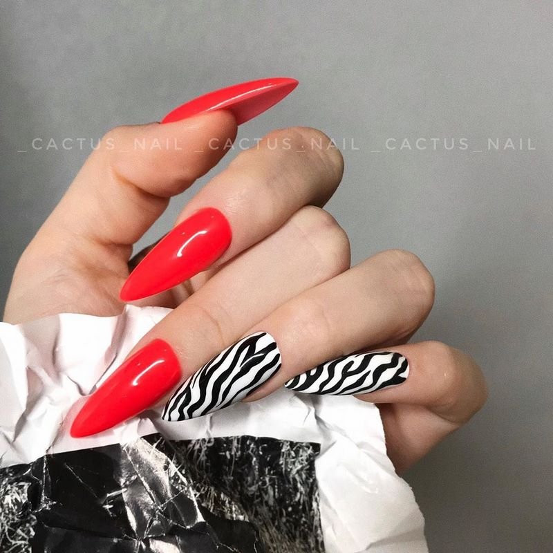 Обворожительные красные ногти 2026 – топовые техники и примеры дизайна