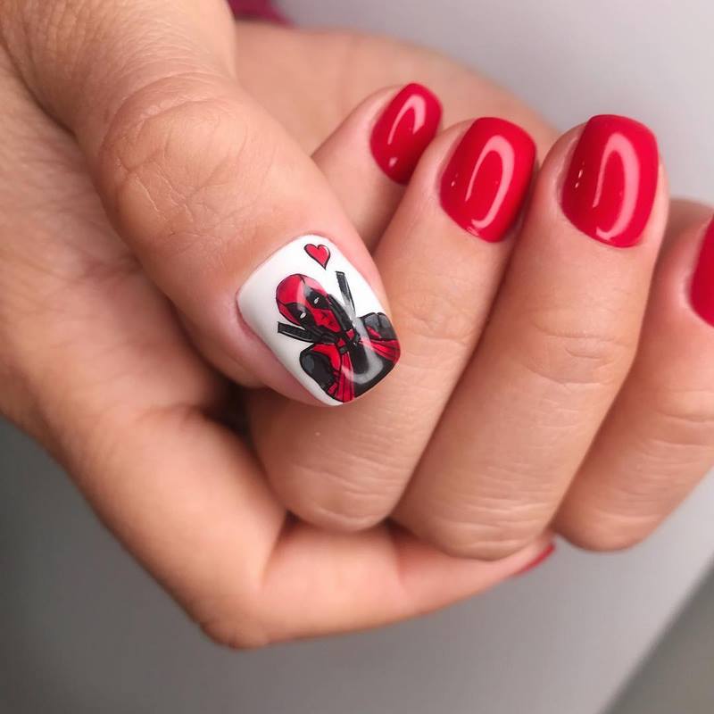 Обворожительные красные ногти 2026 – топовые техники и примеры дизайна