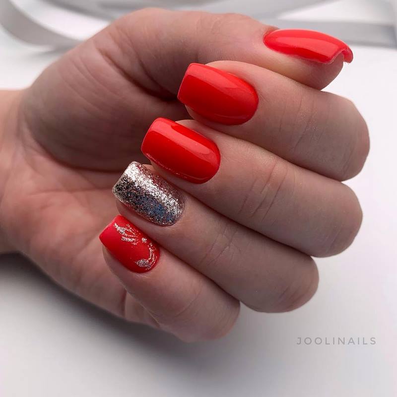 Обворожительные красные ногти 2026 – топовые техники и примеры дизайна
