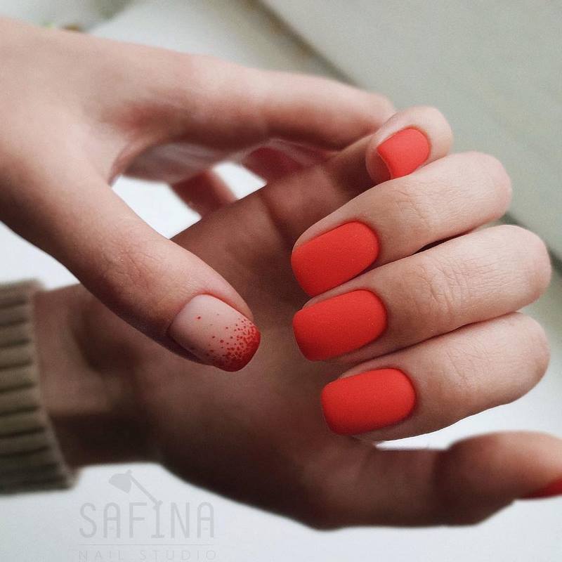 Обворожительные красные ногти 2026 – топовые техники и примеры дизайна