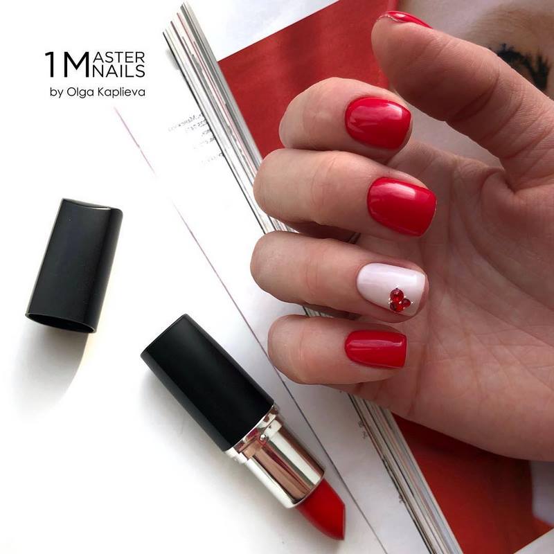 Обворожительные красные ногти 2026 – топовые техники и примеры дизайна