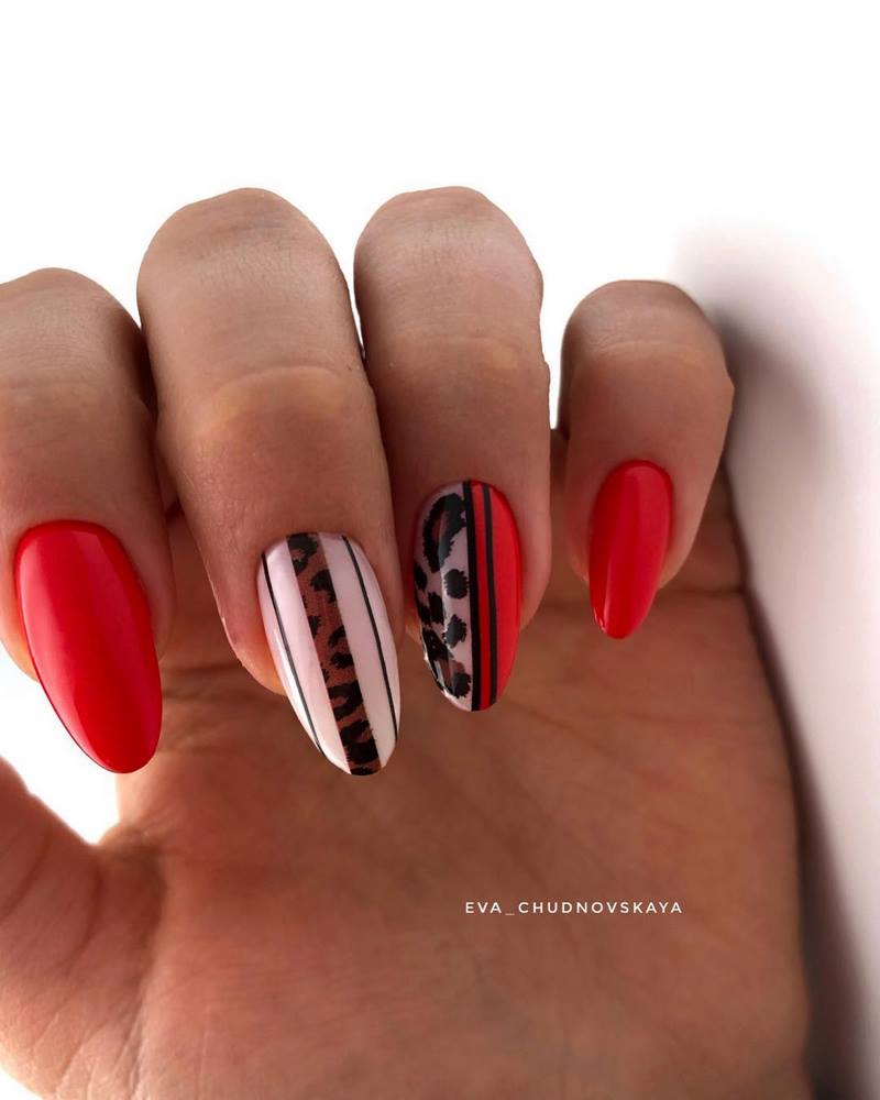 Обворожительные красные ногти 2026 – топовые техники и примеры дизайна