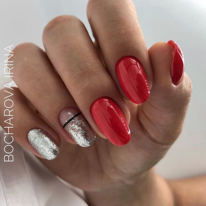 Обворожительные красные ногти 2026 – топовые техники и примеры дизайна