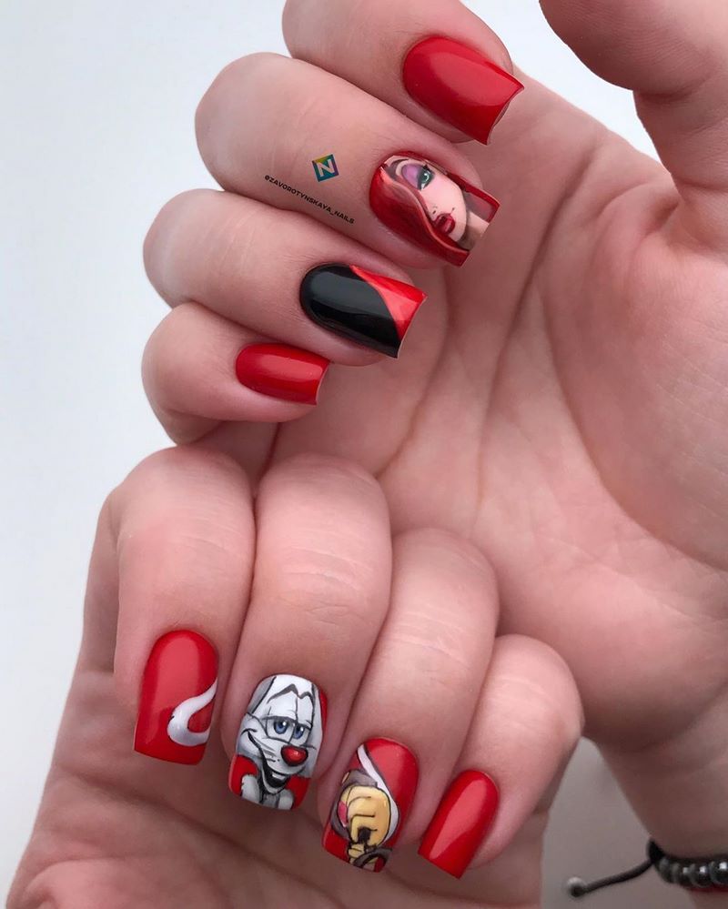 Обворожительные красные ногти 2026 – топовые техники и примеры дизайна