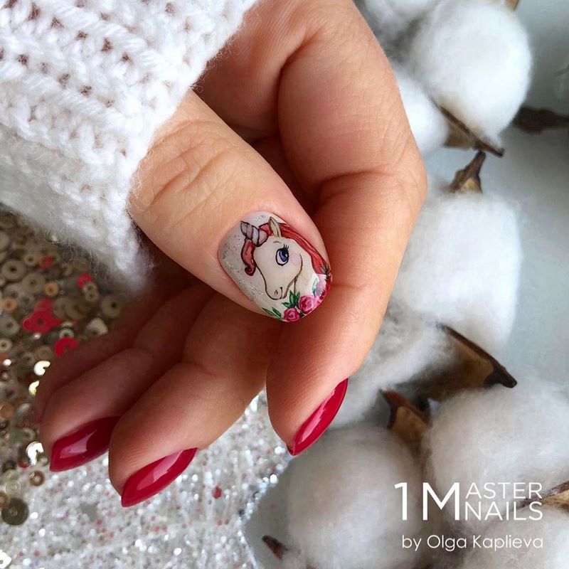 Обворожительные красные ногти 2026 – топовые техники и примеры дизайна