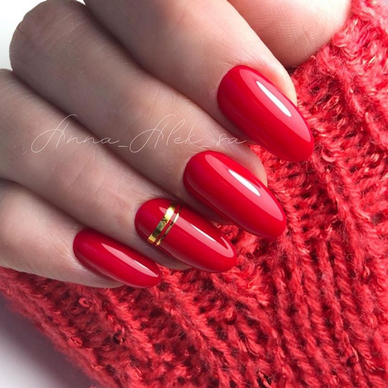 Обворожительные красные ногти 2026 – топовые техники и примеры дизайна