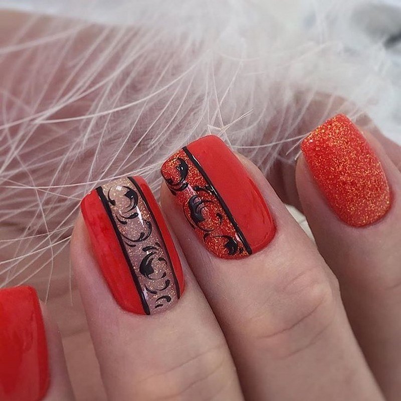 Обворожительные красные ногти 2026 – топовые техники и примеры дизайна